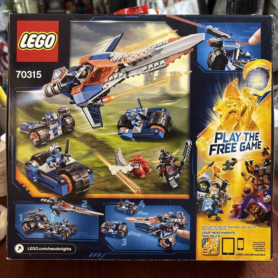 Lego Nexo Knights Set #70315 Clay’s Rumble Blade. GU3 Foto 1 de 4