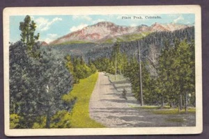 PIKES PEAK Vintage Colorado Unused Postcard - Picture 1 of 1