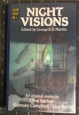 Night Visions George R. R. Martin (Ed) 1st UK Ed. signed by Clive Barker HCDJ