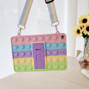 Shockproof Silicone Case Cover + Hand Strap For Apple iPad 8 8th Gen 10.2 inch - Picture 1 of 6