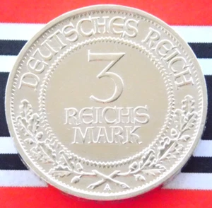 Moneta argento commemorativa 700 anni TEDESCA 3 MARCHI Reichsmark 1926 a lubecca rara - Foto 1 di 6