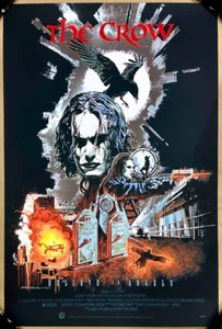 THE CROW SILBERFOLIE VARIANTE SIEBDRUCK VON PAUL MANN #41/75 BRANDON LEE - Bild 1 von 1