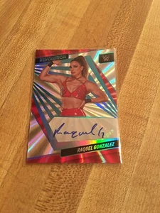 2022 PANINI WWE REVOLUTION RAQUEL GONZALEZ SUNBURST AUTOGRAPH 84/99 RODRIGUEZ - Picture 1 of 2