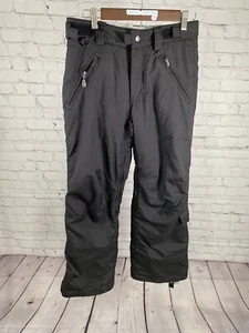 Turbine Boardwear Solid Black Adjustable Waist Ventilated Pants Girls L - Picture 1 of 9