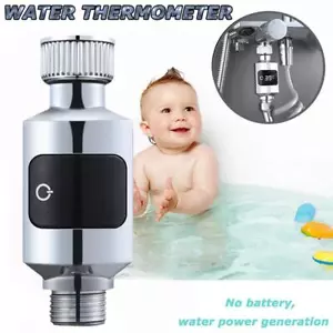 `Digitales Duschtemperatur LED Display Wasserthermometer Echtzeitüberwachung ✧ - Foto 1 di 10