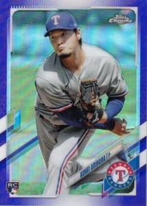 KOHEI ARIHARA-PITCHER-TEXAS RANGERS-2021 TOPPS CHROME-#USC68-PURPLE-ROOKIE - Picture 1 of 2