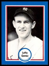 1976 SHAKEY'S PIZZA #129 LEFTY GOMEZ NEW YORK YANKEES