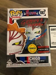 Funko Pop Bleach Ichigo AAA 1087 Chase Signed And Quoted Johnny Yong Bosch - Picture 1 of 3