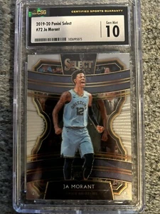 Ja Morant 2019 2020 Panini Select RC CSG 10 Gem Mint #72 - Bild 1 von 2