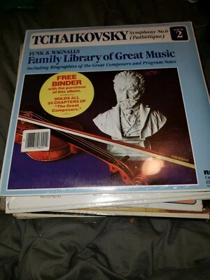  Funk & Wagnalls Record Family Library of Great Music - 9 albums and binder-MINT - Image 1 of 4