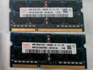 8GB 2 x 4GB PC3-10600s 1333MHz DDR3 SODIMM Memory - Working Pull from Dell E6420 - Picture 1 of 1