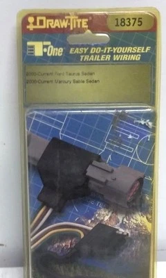 DRAW-TITE 18375 TRAILER WIRING HARNESS, 2000-CURRENT FORD TAURUS & MERCURY SABLE — 第 1/2 张图片