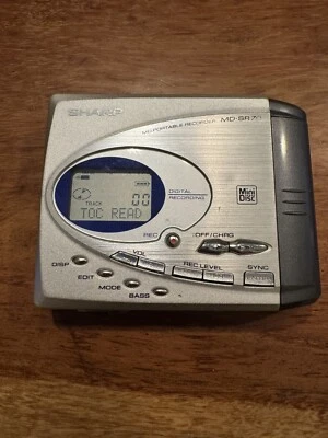 Sharp MD SR70 Silber Minidisc Player, liest keine MDs Defekt - Bild 1 von 4