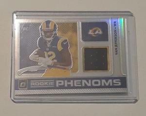 Van Jefferson 2020 Donruss Optic Silver Holo Rookie Phenoms Patch RC - Picture 1 of 2