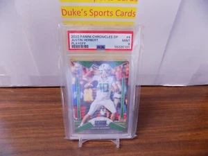 2020 Chronicles DP - Justin Herbert Playoff Rookie Card #4 -PSA 9 MINT - G23 - Picture 1 of 2