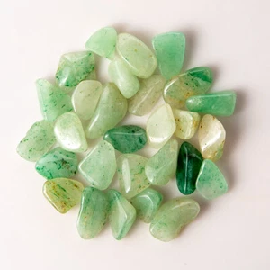 50g Tumbled Green Aventurine Gemstone Crystals 20-40 Stones Gem Rock Specimens - Picture 1 of 6