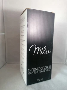 C09.3 - Milu - Thermobecher Personalisiert Melisa - mit Gravur 370ml Rot - NEU - Bild 1 von 5