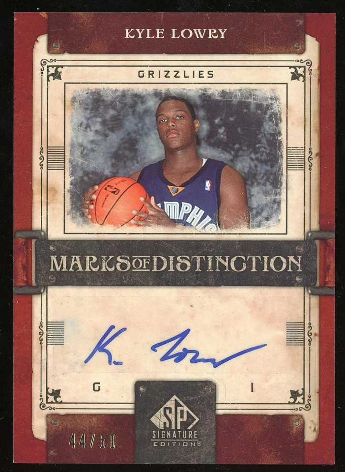 Kyle Lowry 2006-07 Upper Deck Signature Edition Auto #d /50 Rookie Miami Heat  - Image 1 of 1