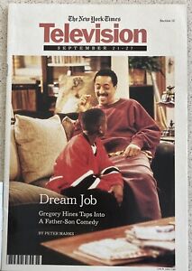 GREGORY HINES SHOW The New York Times Local TV Guide 21 septembre 1997 LI NY Edt