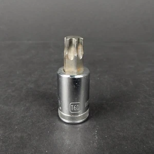 NAPA T60 TORX Bit Socket Driver 1/2" Drive Chrome Finish - Picture 1 of 6