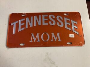 Tennessee Volunteers Mom NCAA Mirrored Laser Cut License Plate Craftique