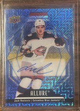 22-23 Upper Deck Allure - Blue Line Auto Jack Roslovic 3/35