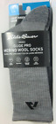 Eddie Bauer Guide Pro Merino Wool Socks Light Hiker Crew - M (Unisex) Light Gray