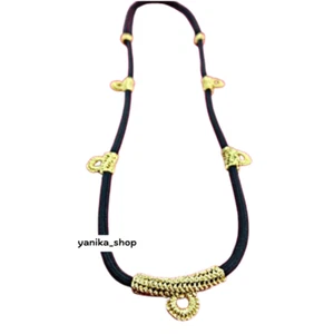 Collana Corda Fatta a Mano Stile Thai Regolazione Misura 18-27" Appendere Amuleto Regalo Capodanno - Foto 1 di 5