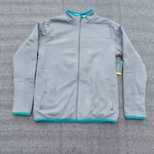 Tek Gear Reversible Full Zip Fleece Jacket Women's L Gray/Multicolor NWT - Picture 1 of 13