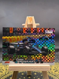 2024 Paddock Pass - Logan Sargent - Checkered Flag Chrome Xfractor - 50 - Picture 1 of 2