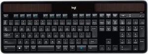 Logitech K750 Kabellose Solar Tastatur für Windows Spanisches QWERTY PC Laptop - Bild 1 von 12