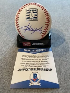 TEXAS RANGERS- ADRIAN BELTRE AUTOGRAPH HALL OF FAME LOGO BASEBALL BECKETT H65661 - Picture 1 of 2