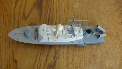 Vintage Dinky 673 Submarine Chaser Diecast Ship. Modified model, see pictures. - Image 1 of 4
