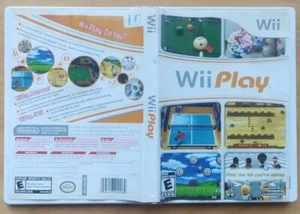 Nintendo Wii Play (2007) Replacement Case ONLY, NO GAME NO MANUAL - Foto 1 di 12