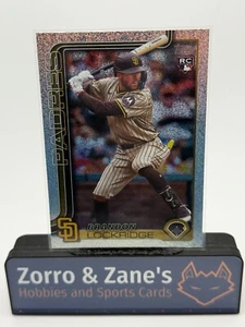 Brandon Lockridge 2025 Topps Series 2 (RC) SAND GLITTER Rookie Card #568 Padres - Picture 1 of 2