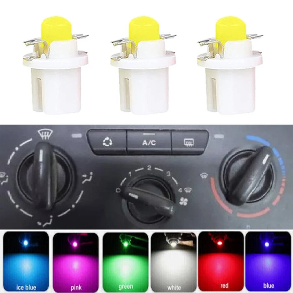 For Partner Berlingo Dispatch C2 C3 C4 207 307 LED BULBS HEATER CONTROL Light 3x - Image 1 of 4