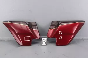 2005 Harley Electra Glide CVO Side Cover Panel Set 2-TONE CANDY CHERRY - Foto 1 di 20