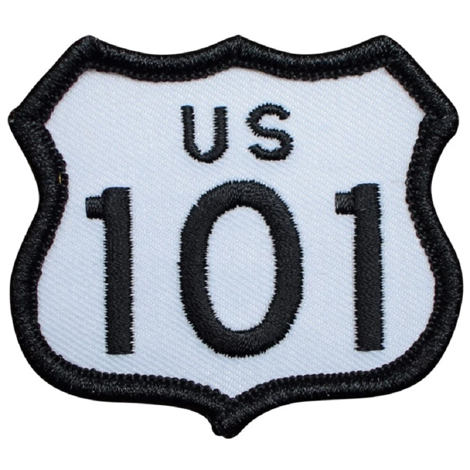 Highway 101 Patch - California, Oregon, Washington Badge 2-3/8" (Iron on) - Image 1 of 1