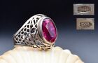 RARE MODEL 1970s ! VTG Ukraine russian RING SILVER 875 art deco jewelry old gift