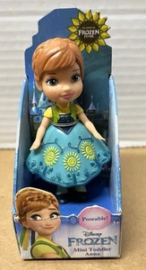 DISNEY PRINCESS COLLECTOR MINI TODDLER DOLL POSEABLE FIGURE FROZEN ANNA NEW L2 - Picture 1 of 6