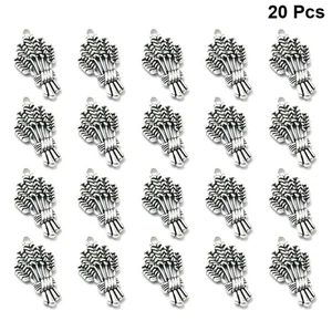 20pcs Alloy Wheatgrass Pendants DIY Charms Jewelry Making Accessory for - Picture 1 of 12