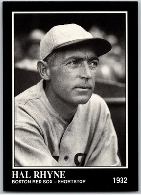 #195 Hal Rhyne 1991 TSN Conlon Collection Boston Red Sox - Image 1 of 2