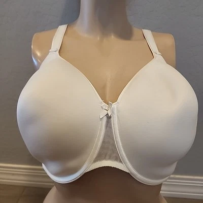 Chantelle文胸38I白色钢圈轻薄衬里全覆盖 — 第 1/4 张图片