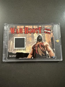 WWF WWE 2001 WAR BOOTY KANE RING SKIRT RELIC INSERT CARD FLEER RAW IS WAR - Picture 1 of 4