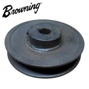 Browning Machine Belt Pulley Cast Iron BK45 5/8 Bore 4 1/4 Diameter - Picture 1 of 9