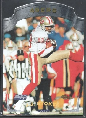 1995 Classic JJ Stokes Die Cut RC 1st Round Draft Pick San Francisco 49ers - Image 1 of 2