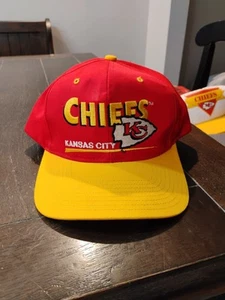 Kansas City Chiefs Vintage Mütze Cap Snapback 90s NFL Made In USA Eastport - Bild 1 von 9