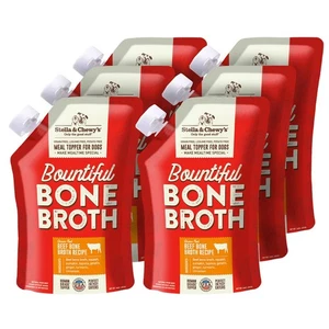 Stella & Chewy's Grass-Fed Beef Bone Broth for Dogs - Joint & Gut, 16oz (6 Pack) - Picture 1 of 9