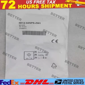 New SICK IM1204NPSZW1 6011975 IM12-04NPS-ZW1 Proximity Switch Sensor - Picture 1 of 3
