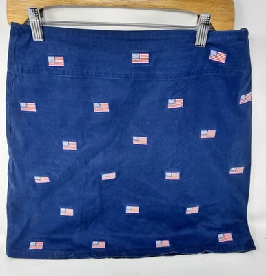 Falda Castaway Nantucket Island para mujer talla 2 azul marino y banderas americanas 4 de julio Foto 1 de 4